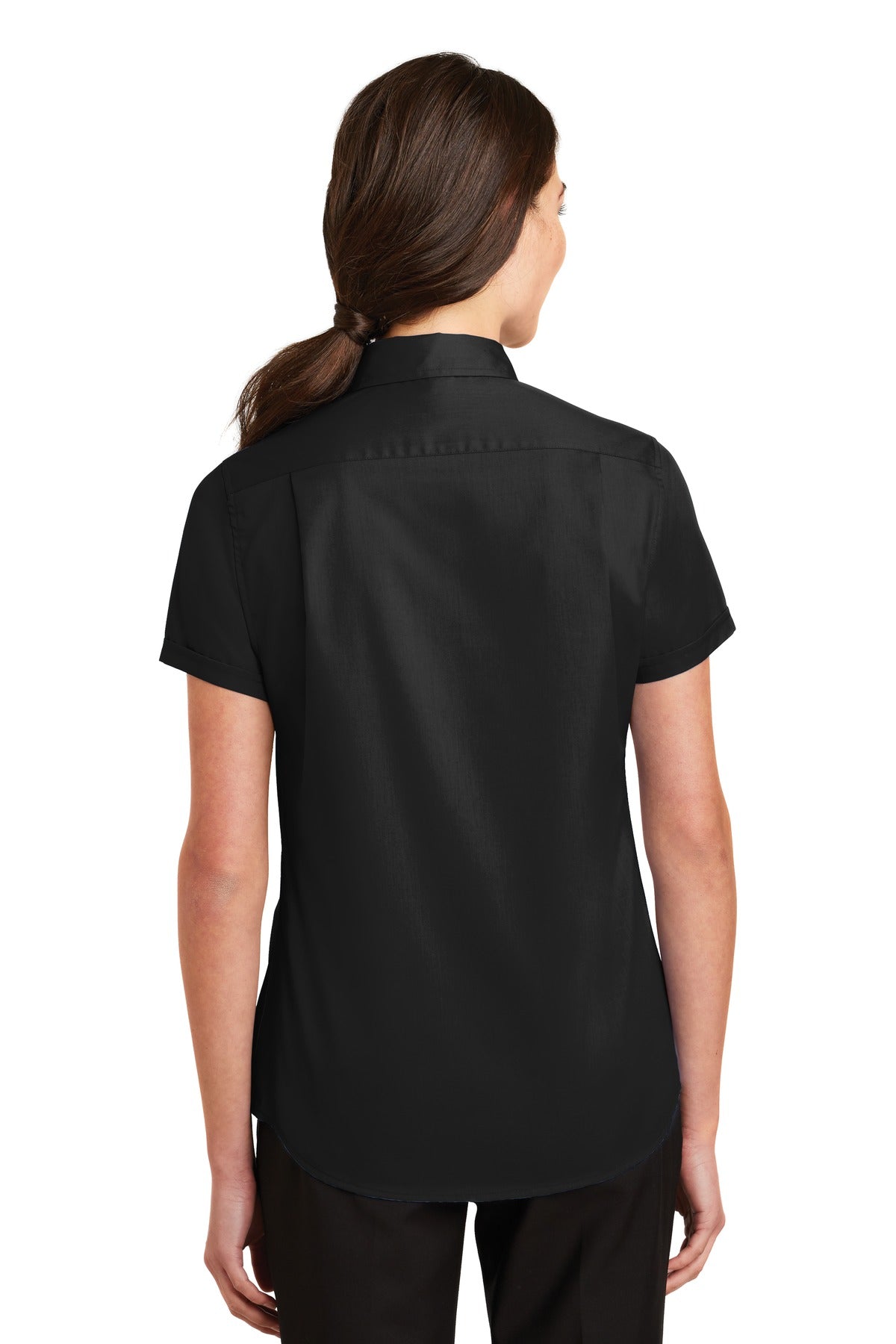 Port Authority® Women's Short Sleeve SuperPro Twill Shirt