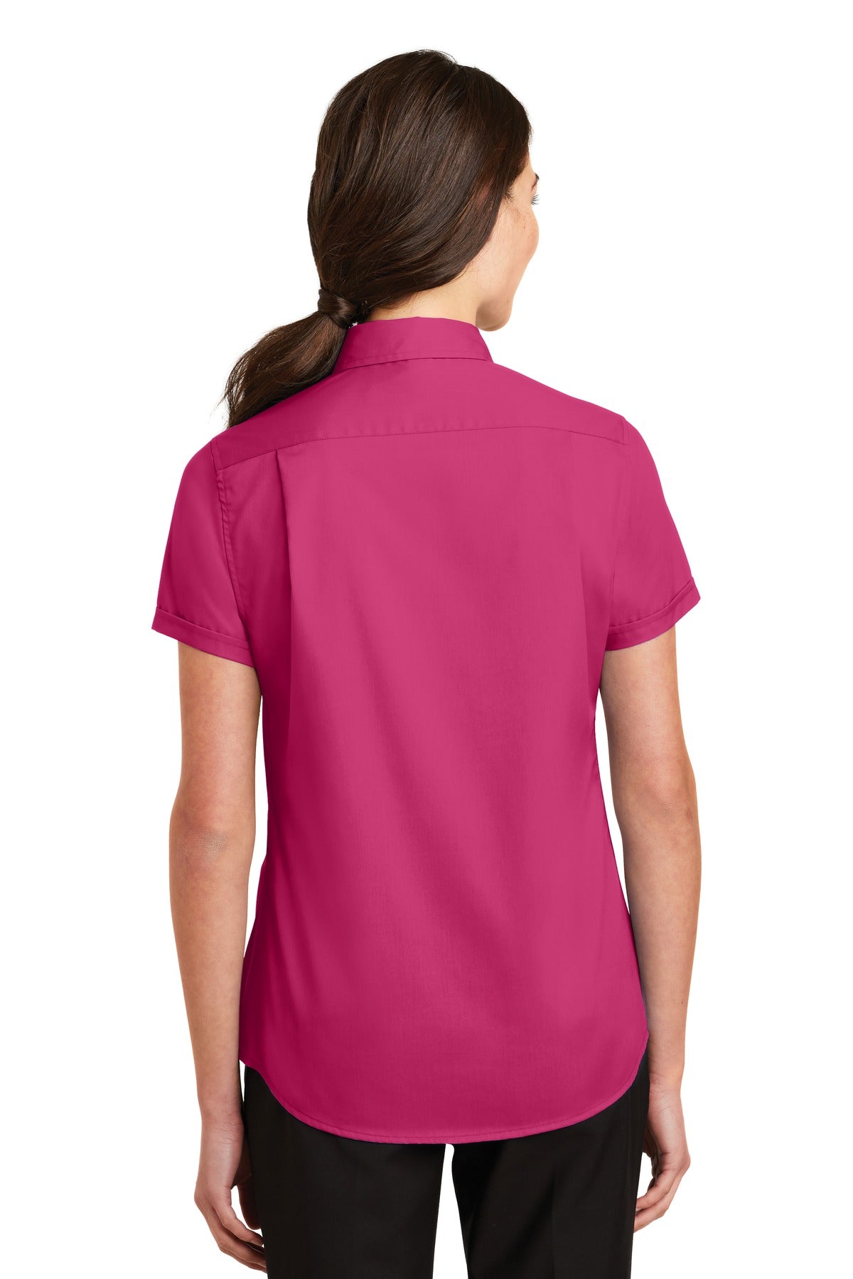 Port Authority® Women's Short Sleeve SuperPro Twill Shirt