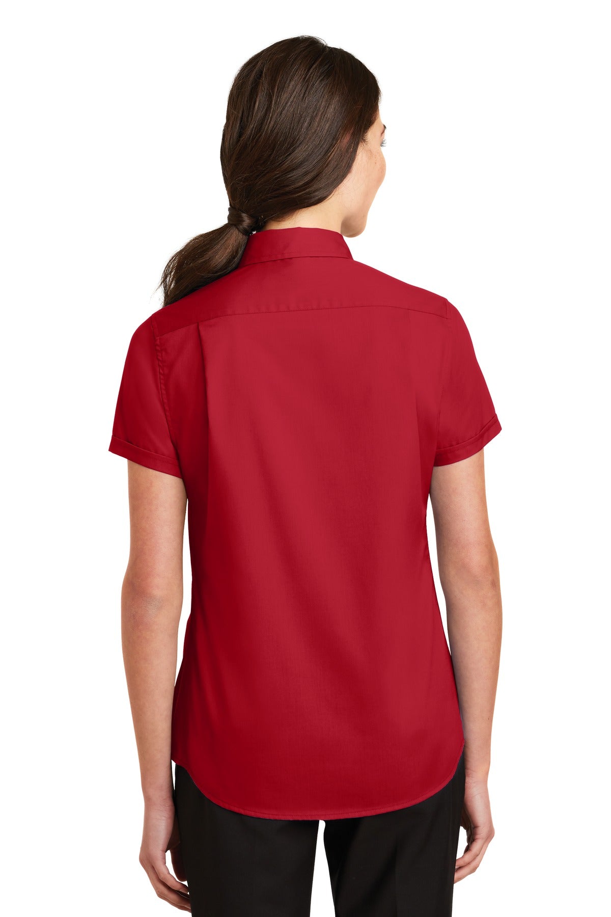 Port Authority® Women's Short Sleeve SuperPro Twill Shirt