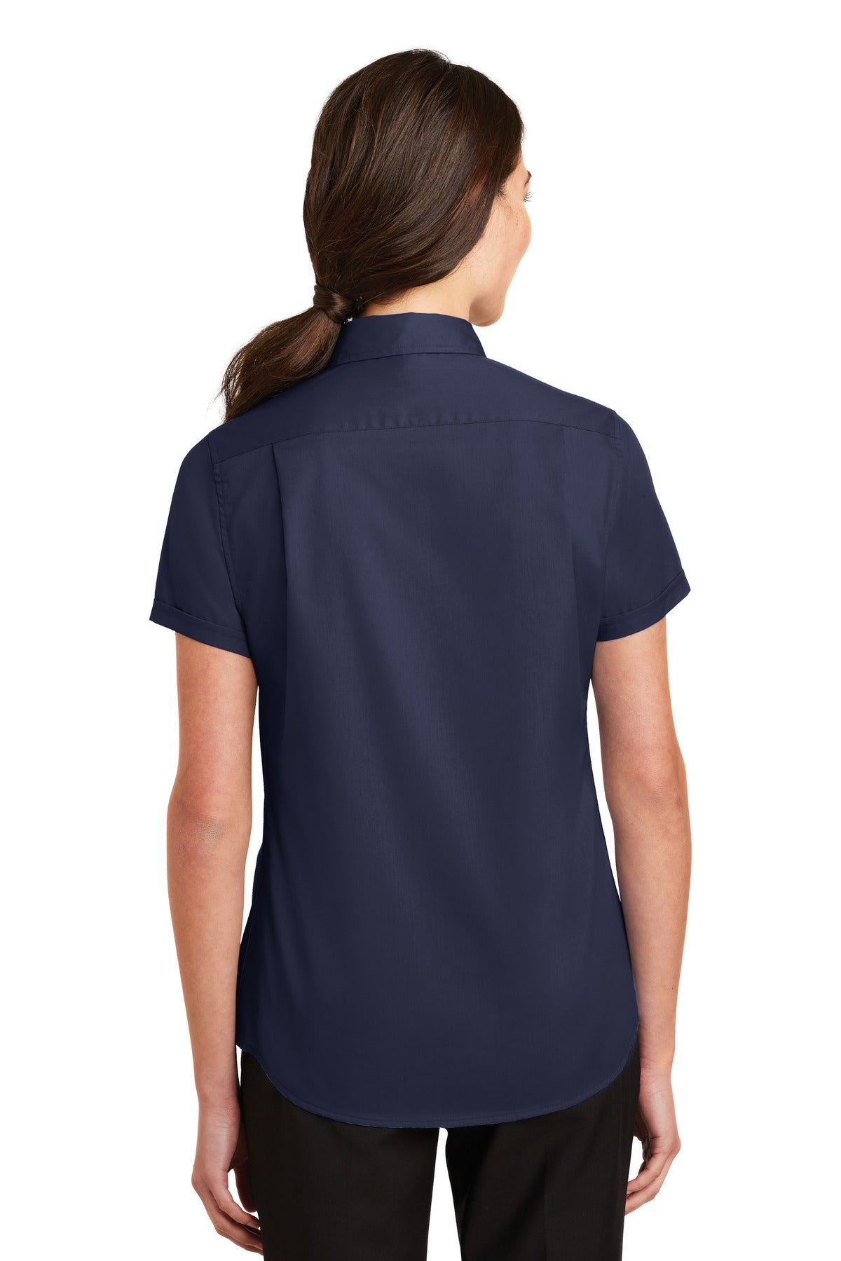 Port Authority® Women's Short Sleeve SuperPro Twill Shirt