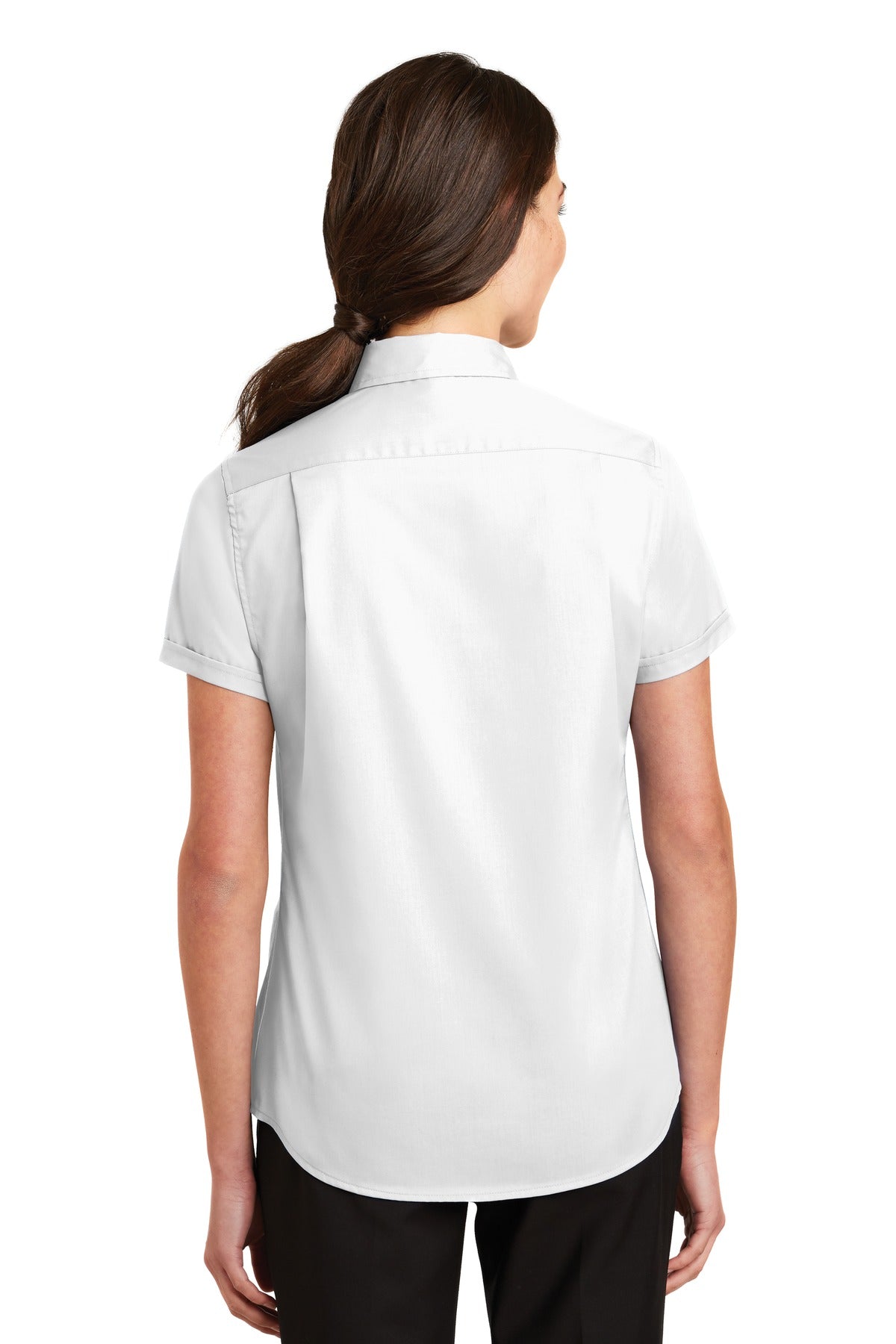 Port Authority® Women's Short Sleeve SuperPro Twill Shirt