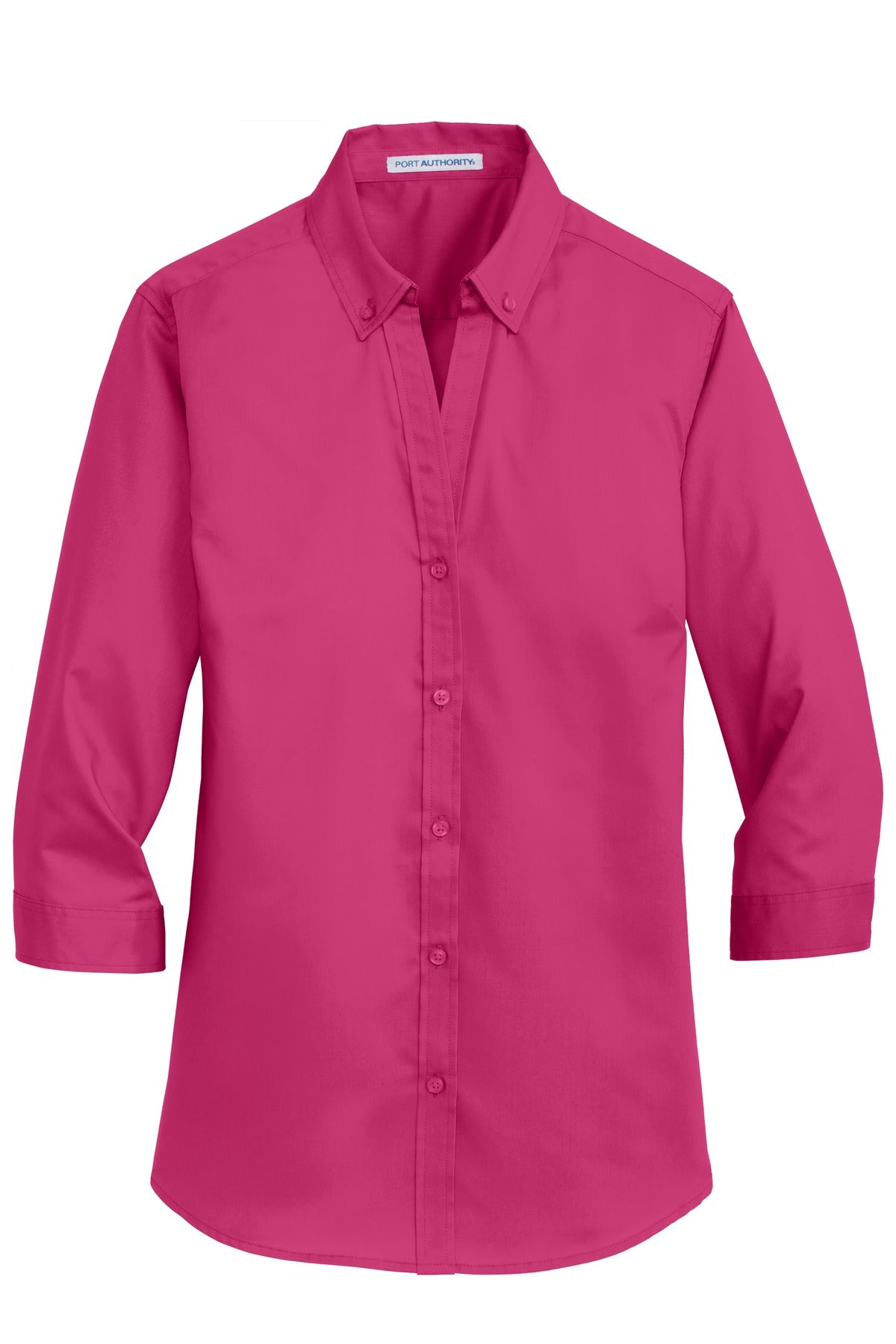 Port Authority® Women's 3/4-Sleeve SuperPro Twill Shirt