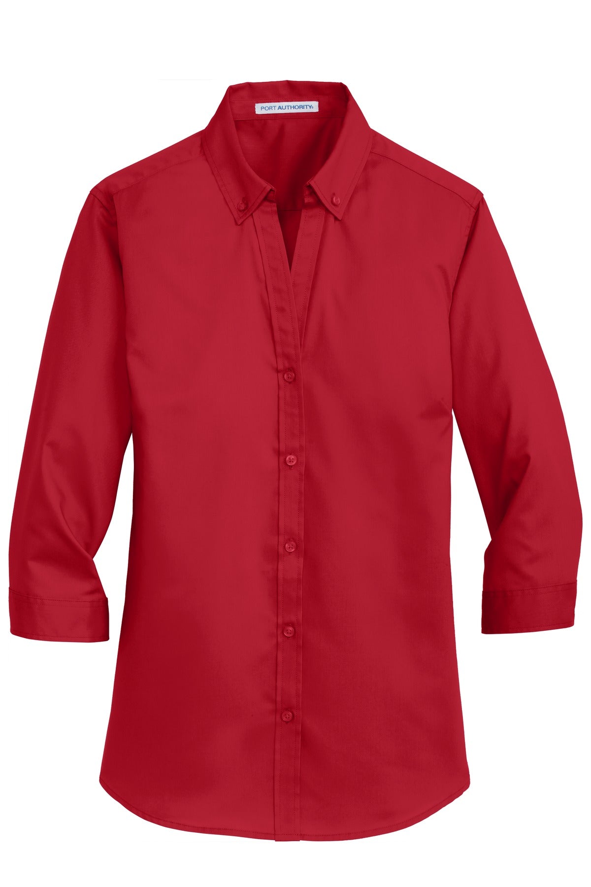 Port Authority® Women's 3/4-Sleeve SuperPro Twill Shirt