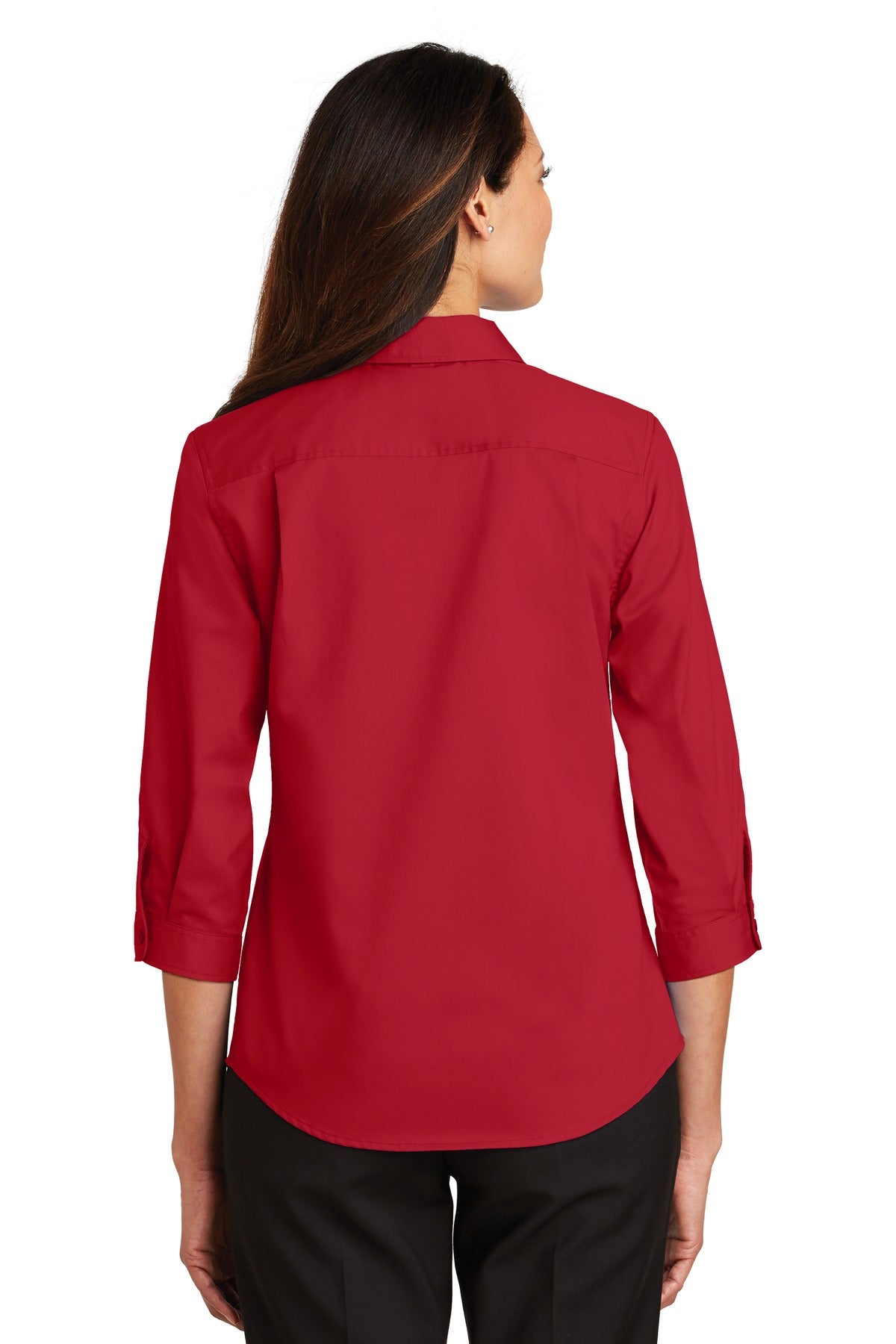 Port Authority® Women's 3/4-Sleeve SuperPro Twill Shirt