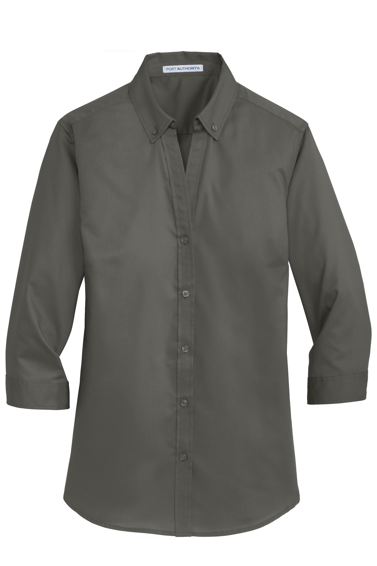 Port Authority® Women's 3/4-Sleeve SuperPro Twill Shirt