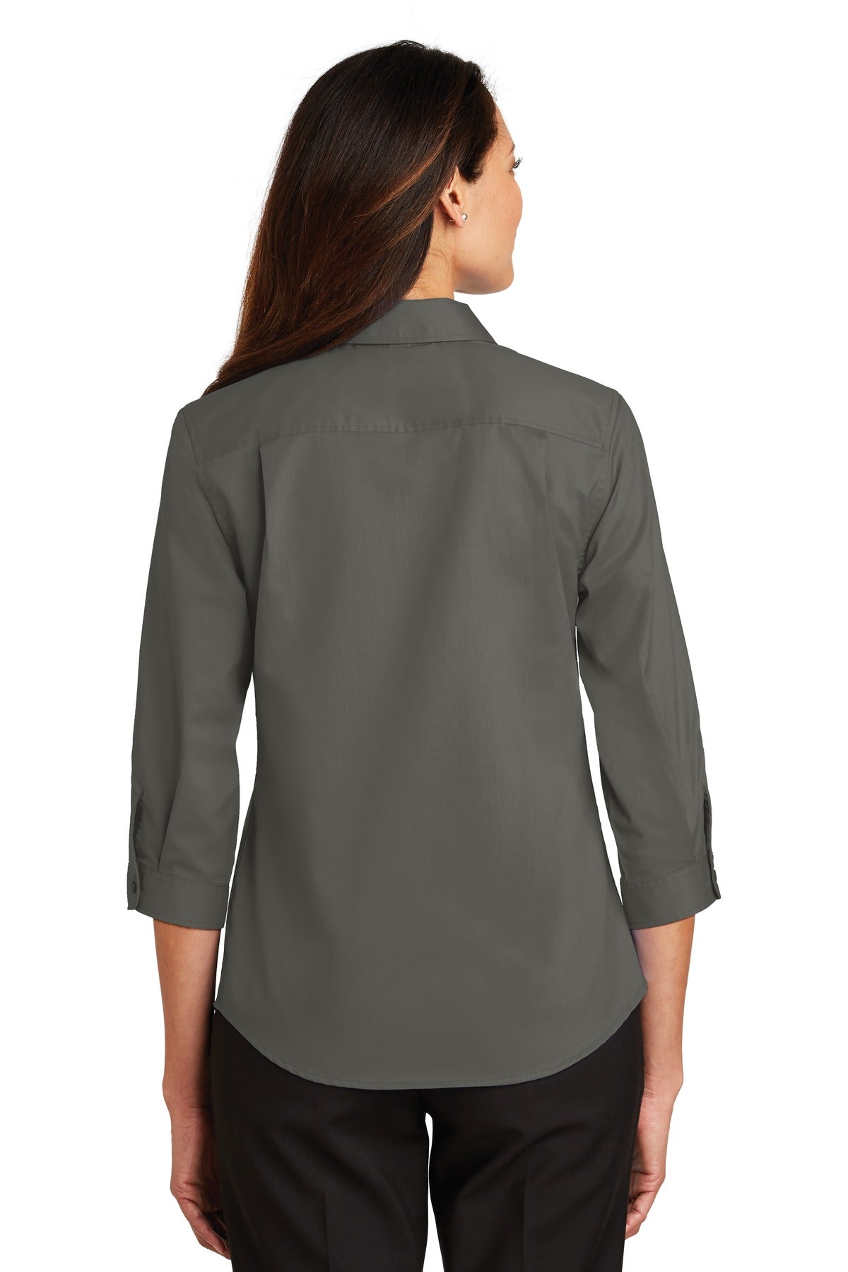 Port Authority® Women's 3/4-Sleeve SuperPro Twill Shirt