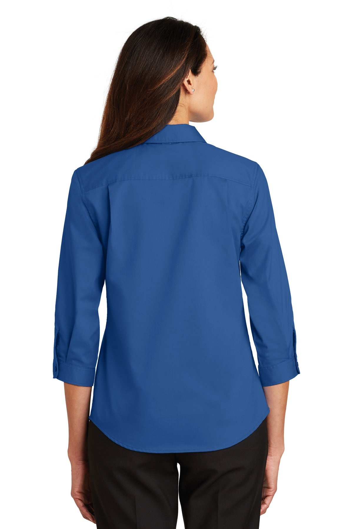 Port Authority® Women's 3/4-Sleeve SuperPro Twill Shirt