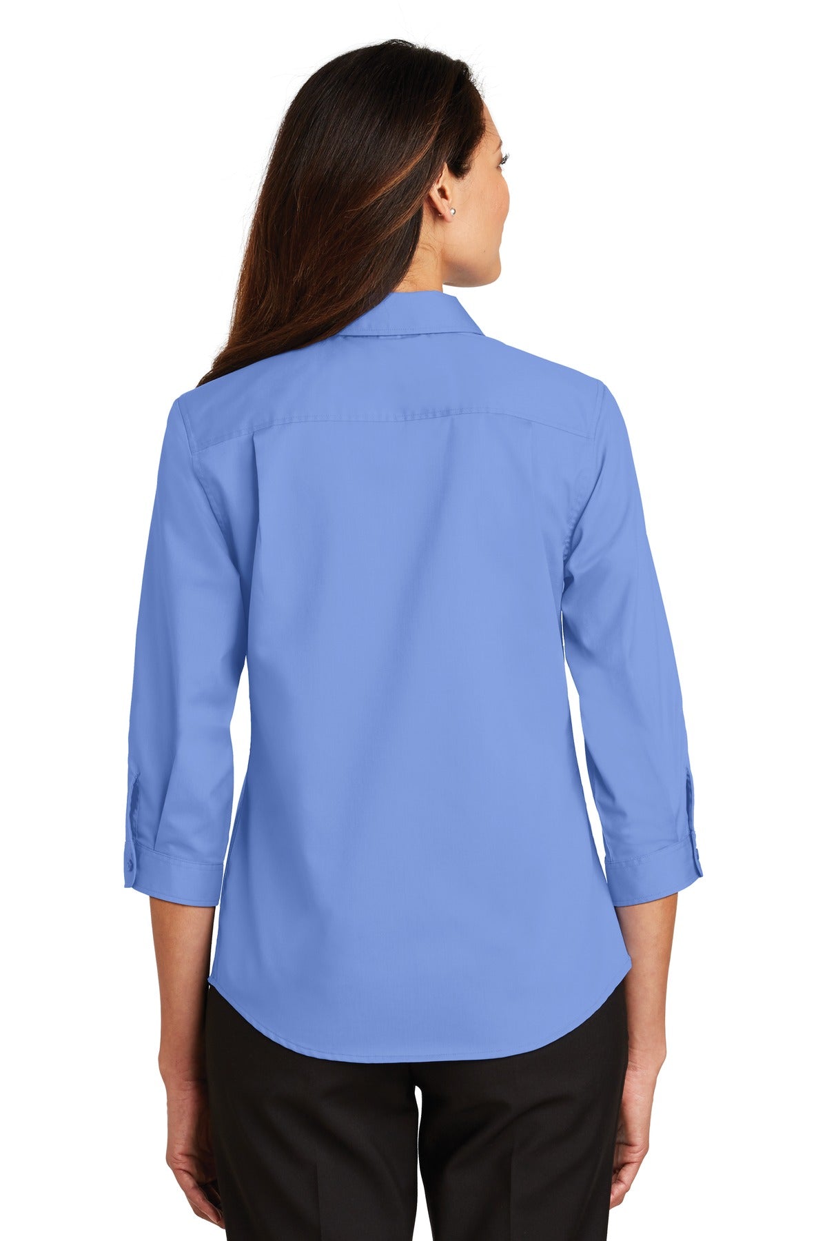 Port Authority® Women's 3/4-Sleeve SuperPro Twill Shirt