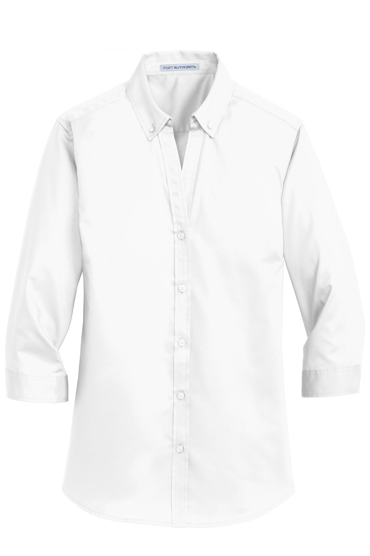 Port Authority® Women's 3/4-Sleeve SuperPro Twill Shirt