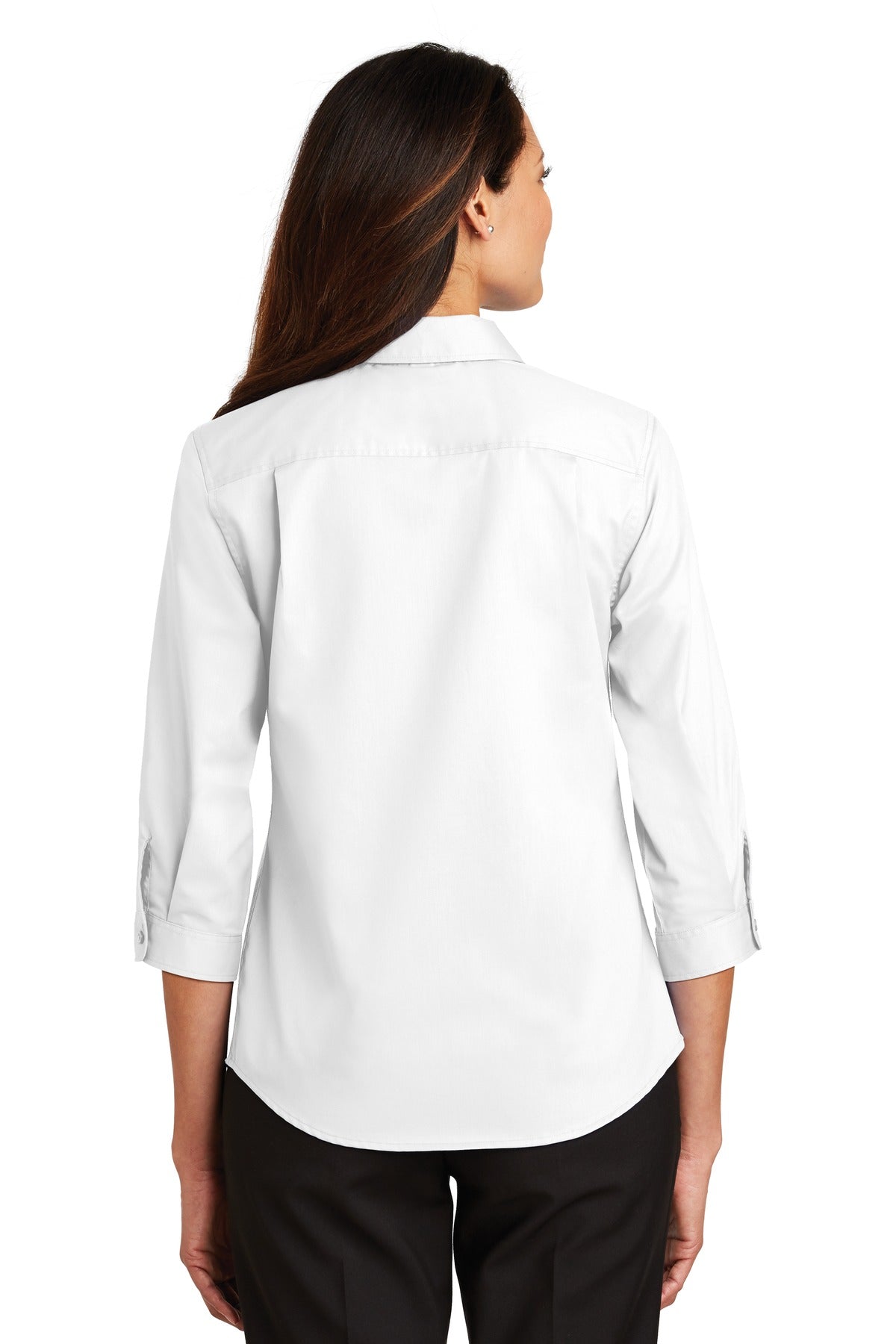 Port Authority® Women's 3/4-Sleeve SuperPro Twill Shirt