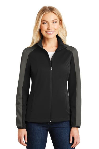 DISCONTINUED - Port Authority® Women's Active Colorblock Soft Shell Jacket - SKU L718