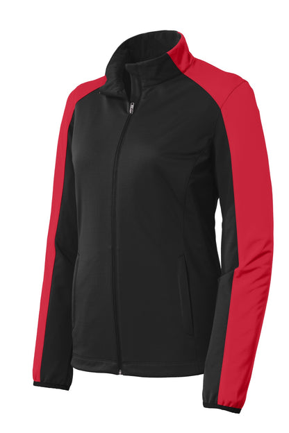 DISCONTINUED - Port Authority® Women's Active Colorblock Soft Shell Jacket - SKU L718