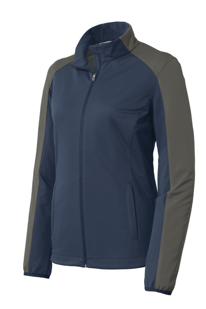 DISCONTINUED - Port Authority® Women's Active Colorblock Soft Shell Jacket - SKU L718