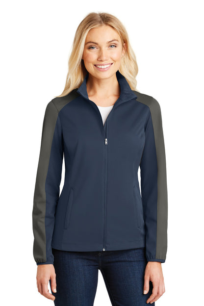 DISCONTINUED - Port Authority® Women's Active Colorblock Soft Shell Jacket - SKU L718