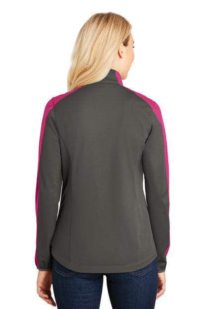 DISCONTINUED - Port Authority® Women's Active Colorblock Soft Shell Jacket - SKU L718
