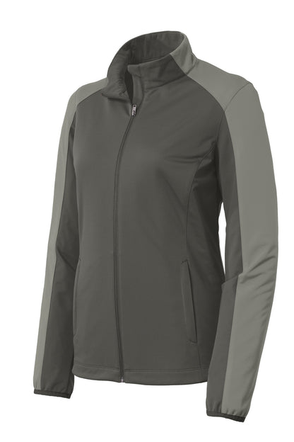 DISCONTINUED - Port Authority® Women's Active Colorblock Soft Shell Jacket - SKU L718