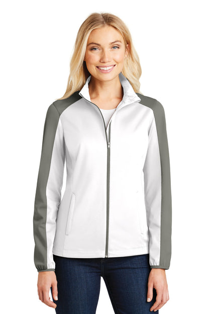 DISCONTINUED - Port Authority® Women's Active Colorblock Soft Shell Jacket - SKU L718