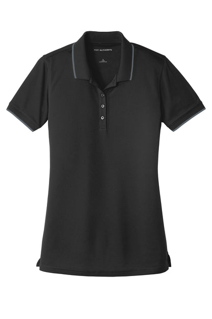 DISCONTINUED - Port Authority® Women's Dry Zone® UV Micro-Mesh Tipped Polo - SKU LK111