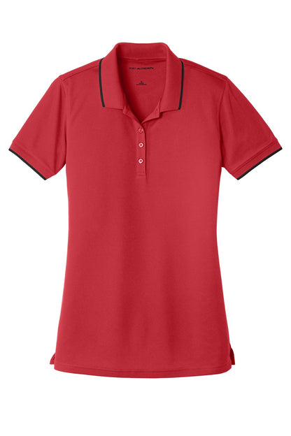 DISCONTINUED - Port Authority® Women's Dry Zone® UV Micro-Mesh Tipped Polo - SKU LK111