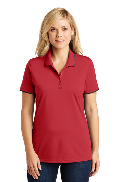 DISCONTINUED - Port Authority® Women's Dry Zone® UV Micro-Mesh Tipped Polo - SKU LK111