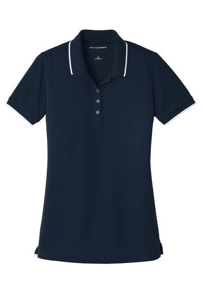 DISCONTINUED - Port Authority® Women's Dry Zone® UV Micro-Mesh Tipped Polo - SKU LK111