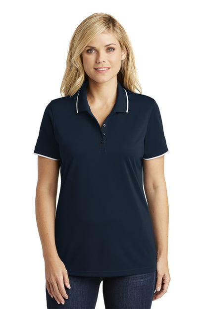 DISCONTINUED - Port Authority® Women's Dry Zone® UV Micro-Mesh Tipped Polo - SKU LK111