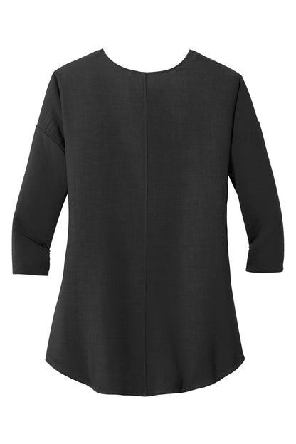 DISCONTINUED - Port Authority® Women's Concept 3/4-Sleeve Soft Split Neck Top - SKU LK5433