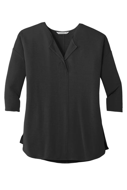 DISCONTINUED - Port Authority® Women's Concept 3/4-Sleeve Soft Split Neck Top - SKU LK5433