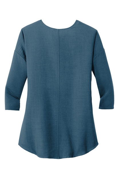 DISCONTINUED - Port Authority® Women's Concept 3/4-Sleeve Soft Split Neck Top - SKU LK5433