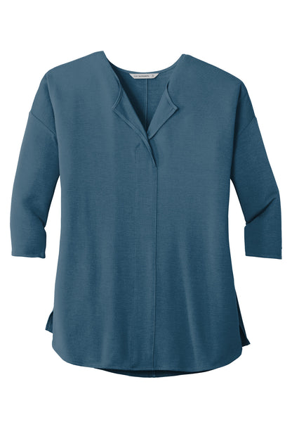 DISCONTINUED - Port Authority® Women's Concept 3/4-Sleeve Soft Split Neck Top - SKU LK5433