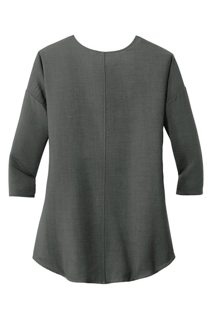 DISCONTINUED - Port Authority® Women's Concept 3/4-Sleeve Soft Split Neck Top - SKU LK5433
