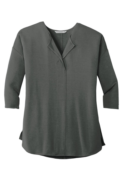 DISCONTINUED - Port Authority® Women's Concept 3/4-Sleeve Soft Split Neck Top - SKU LK5433