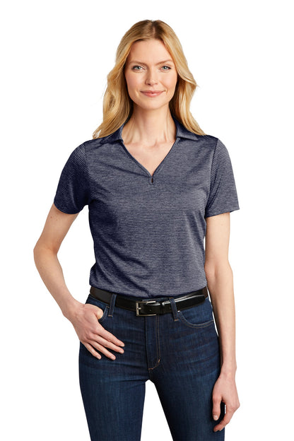 DISCONTINUED - Port Authority® Women's Shadow Stripe Polo - SKU LK585