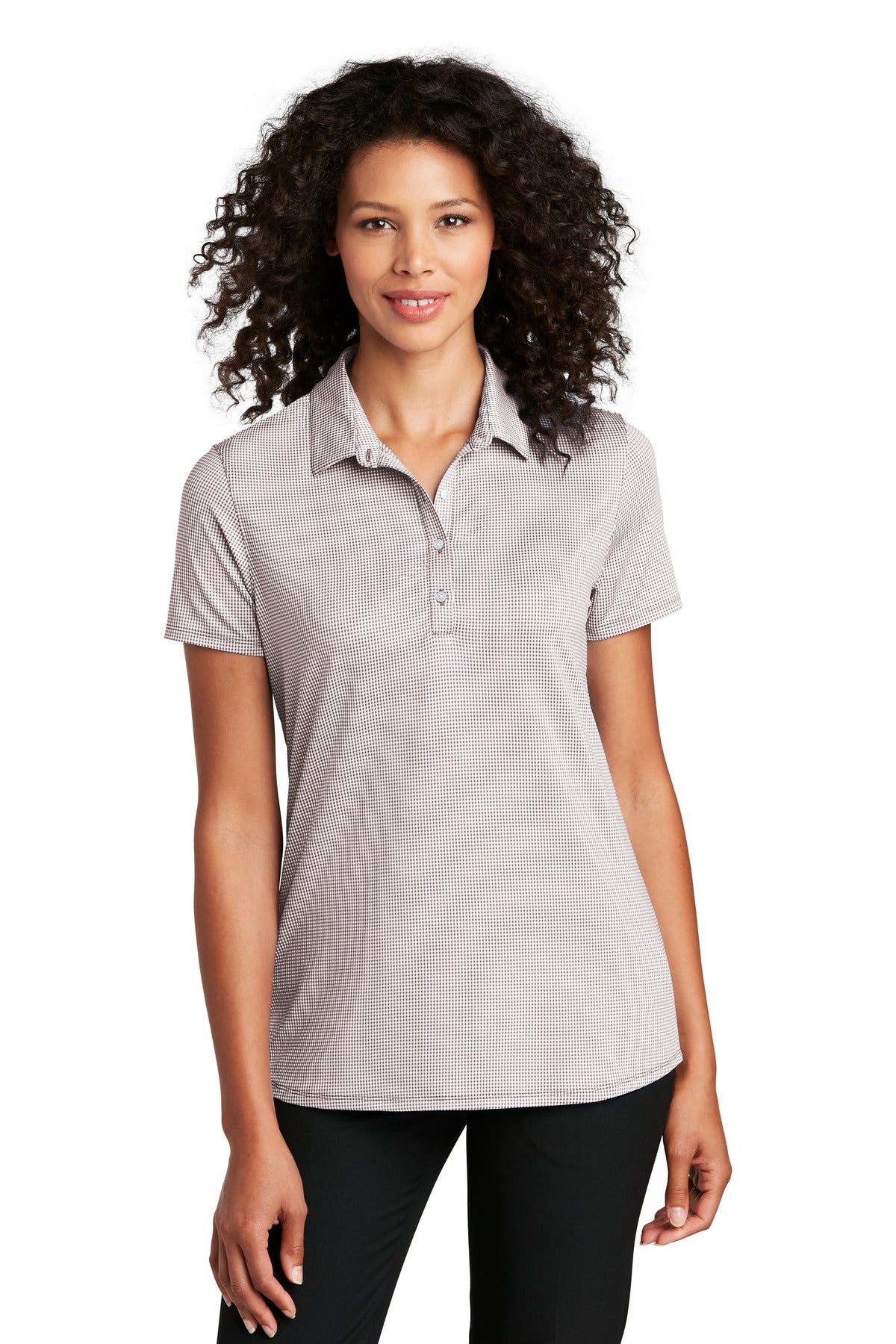 Port Authority® Women's Gingham Polo