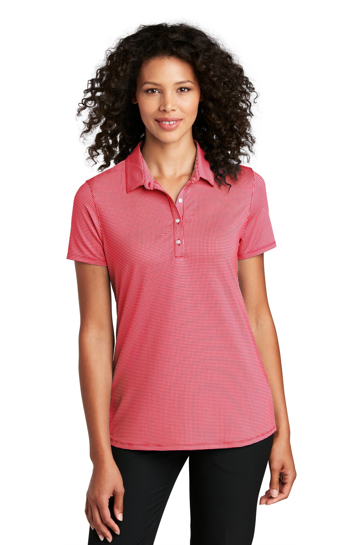 Port Authority® Women's Gingham Polo