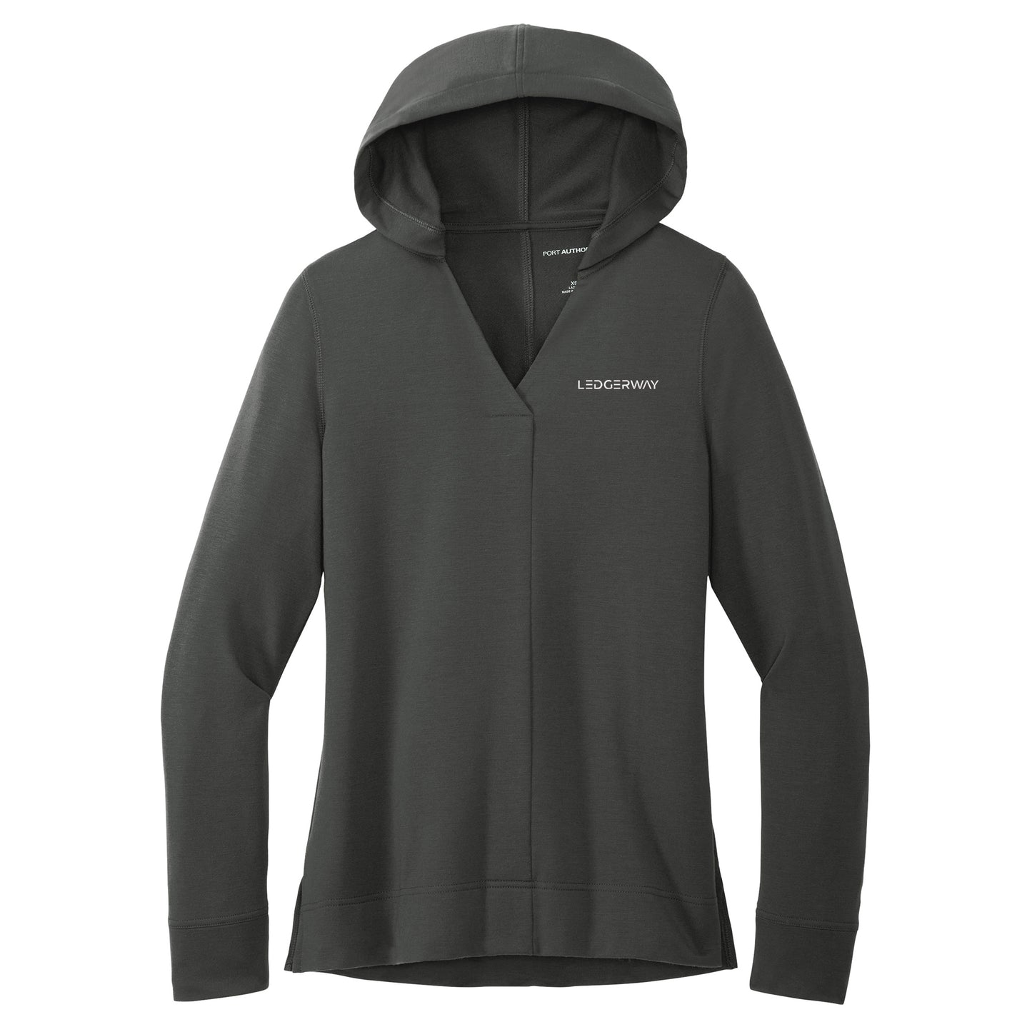 LEDGERWAY Port Authority® Women's Microterry Pullover Hoodie