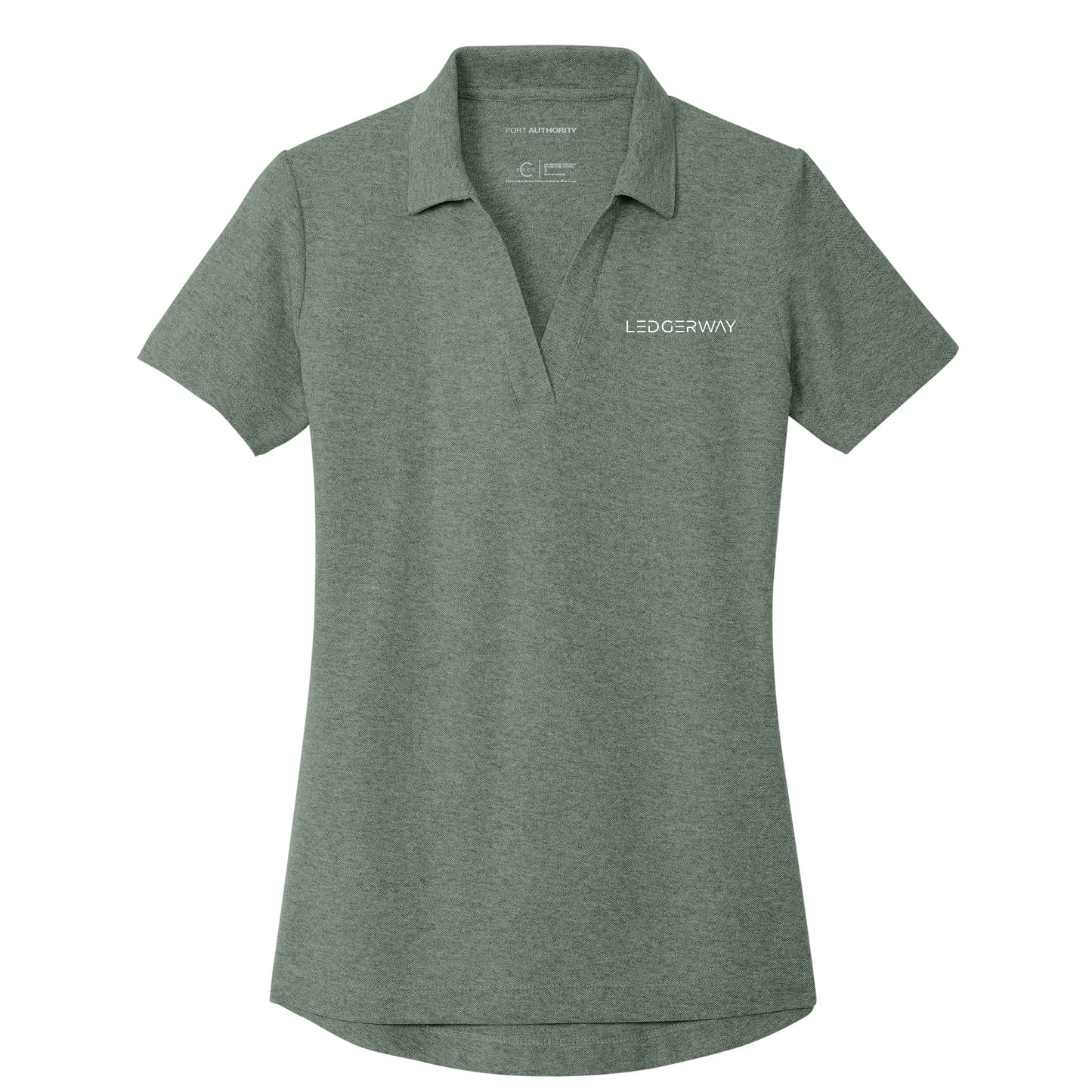LEDGERWAY Port Authority® Women's C-FREE® Cotton Blend Pique Polo