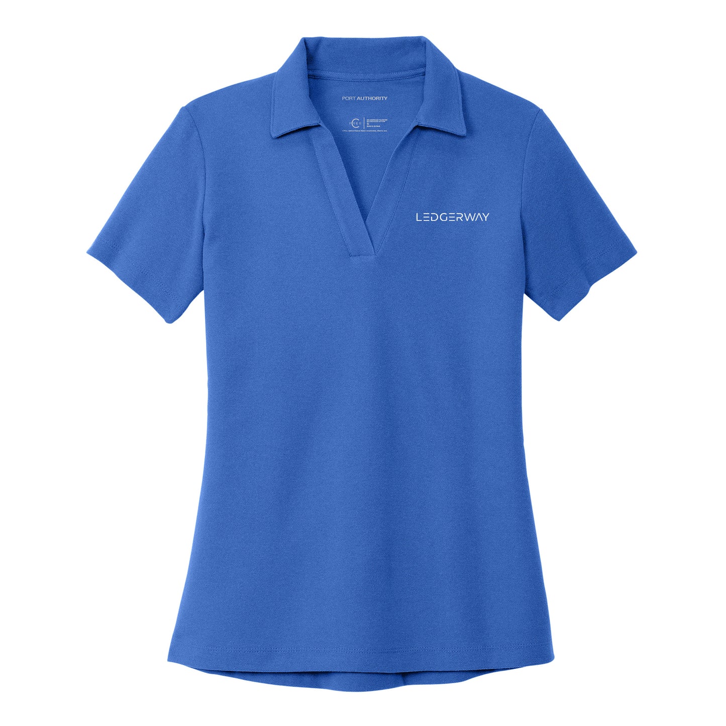 LEDGERWAY Port Authority® Women's C-FREE® Cotton Blend Pique Polo