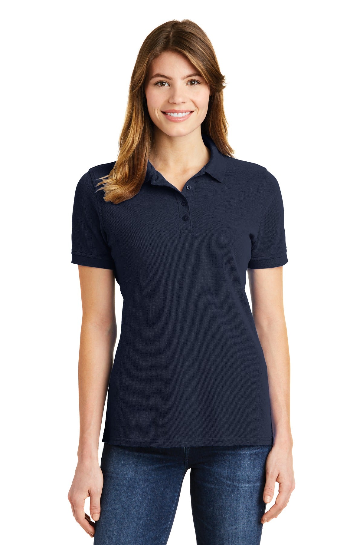 Port & Company® Ladies Combed Ring Spun Pique Polo
