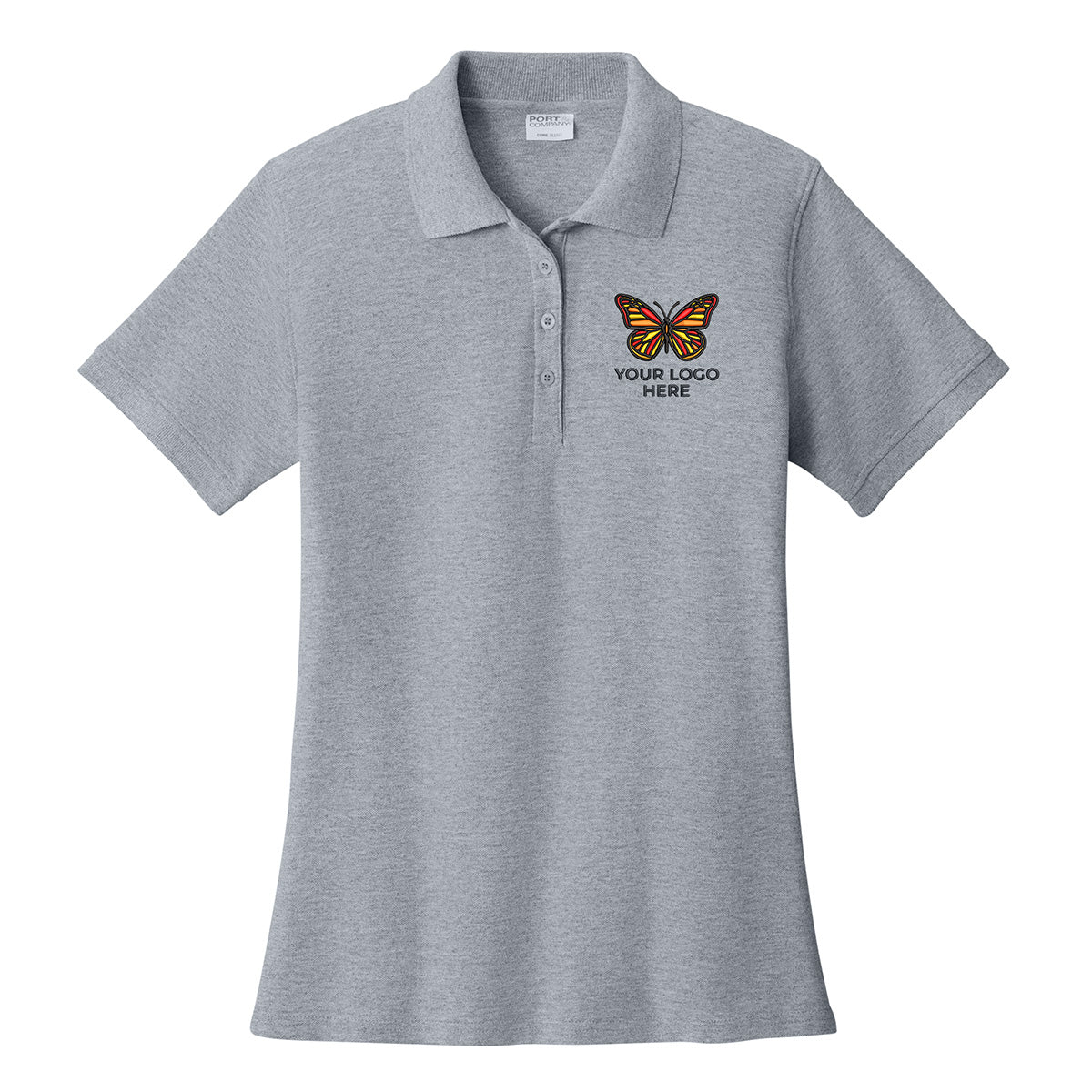 Port & Co Women's Core Blend Pique Polo. LKP155