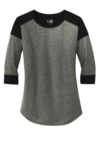 New Era® Women's Heritage Blend 3/4-Sleeve Baseball Raglan Tee