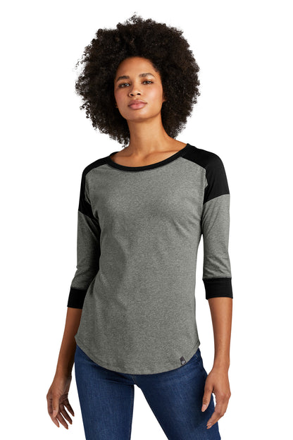 New Era® Women's Heritage Blend 3/4-Sleeve Baseball Raglan Tee