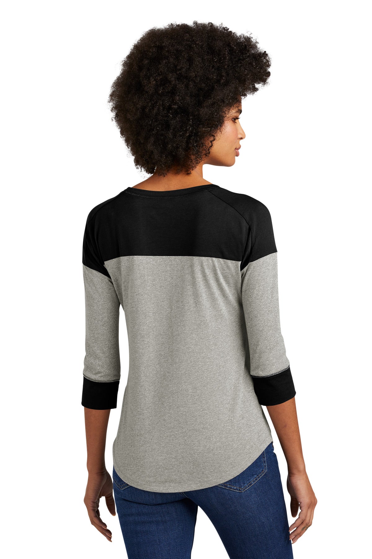 New Era® Women's Heritage Blend 3/4-Sleeve Baseball Raglan Tee