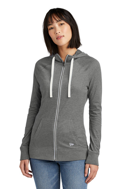 New Era® Women's Sueded Cotton Blend Full-Zip Hoodie