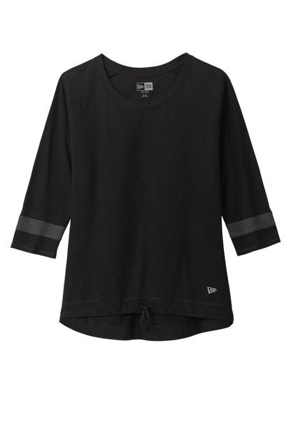 New Era® Women's Tri-Blend 3/4-Sleeve Tee