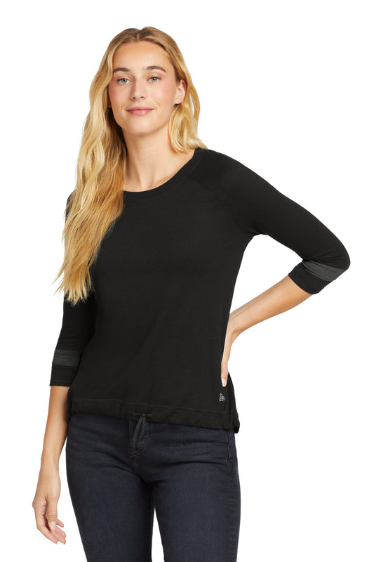 New Era® Women's Tri-Blend 3/4-Sleeve Tee