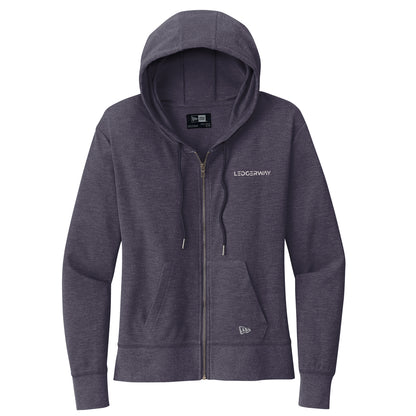 LEDGERWAY New Era® Women's Thermal Full-Zip Hoodie