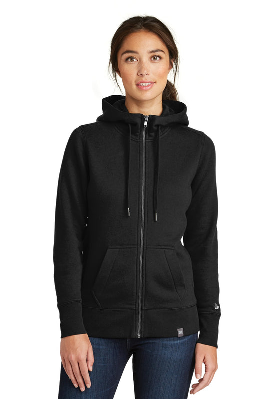 New Era® Women's French Terry Full-Zip Hoodie
