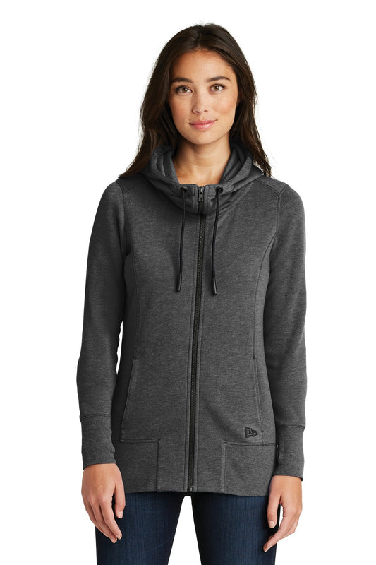 New Era® Women's Tri-Blend Fleece Full-Zip Hoodie