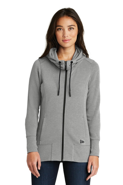 New Era® Women's Tri-Blend Fleece Full-Zip Hoodie